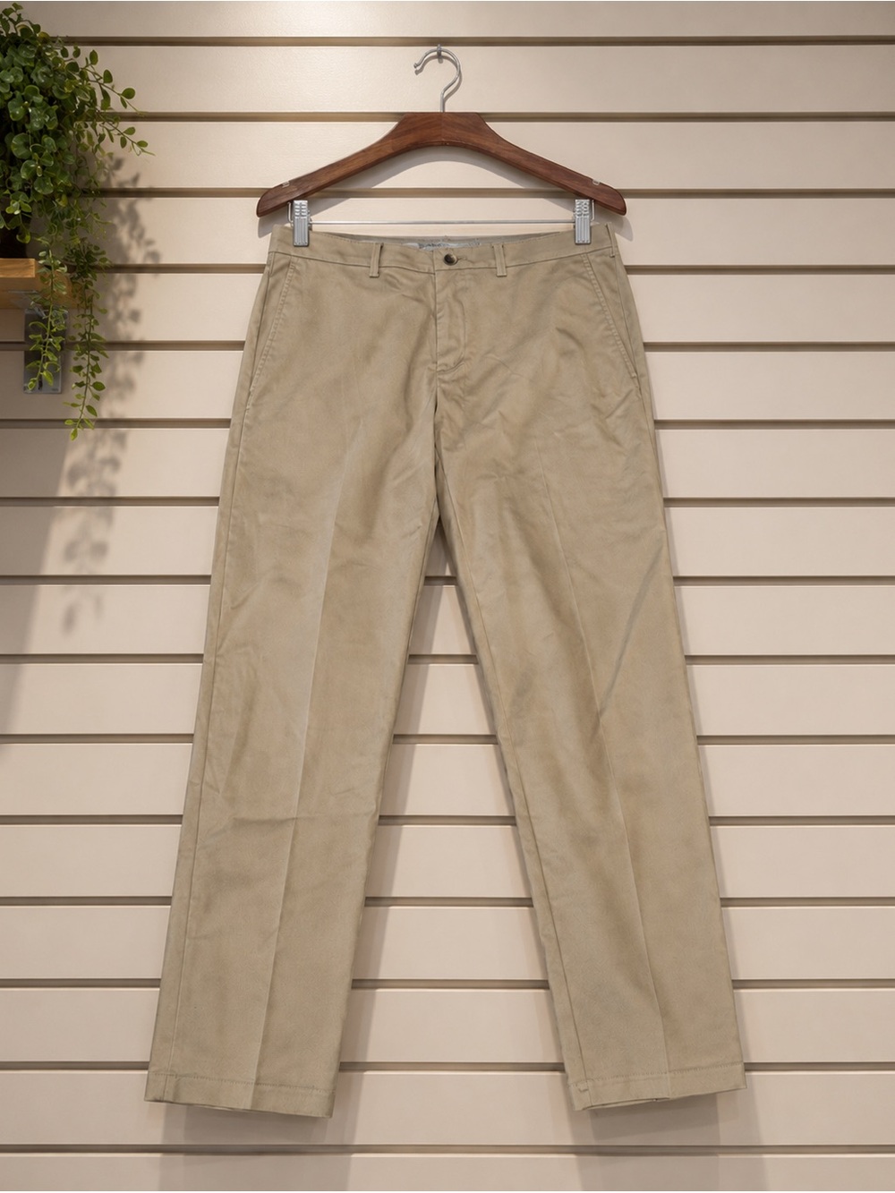 #49 Iron-free Like new 30x30 Elegant Beige Men's Dress Pants